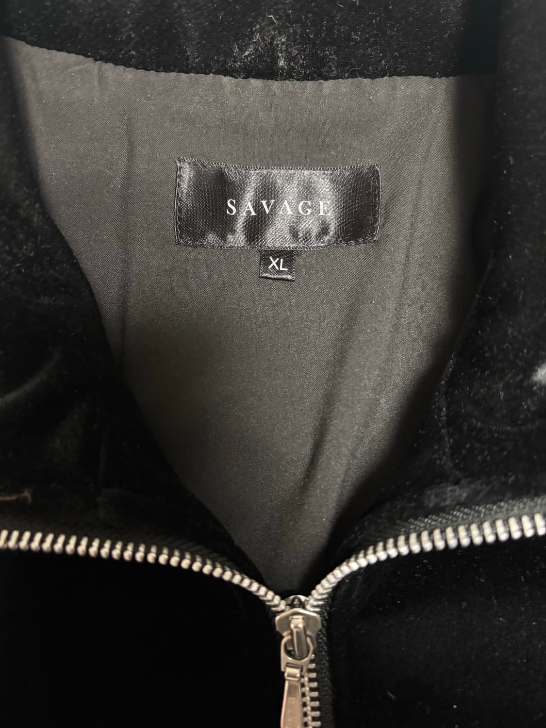 SAVAGE 세비지 벨벳 트레이닝복 세트 상의 XL 하의 L 상품이미지4
