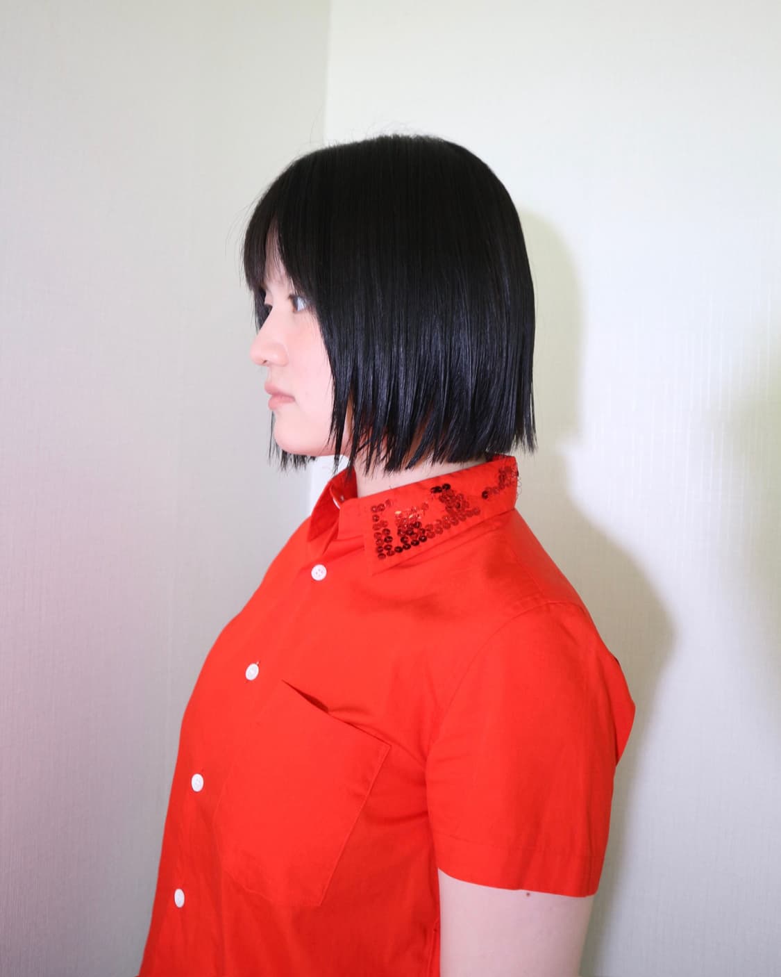 Tricot 2001 Red Short-Sleeve Shirt 상품이미지5