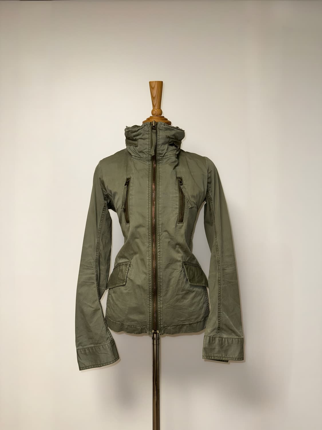 Moussy 와투케 카키 자켓 상품이미지2