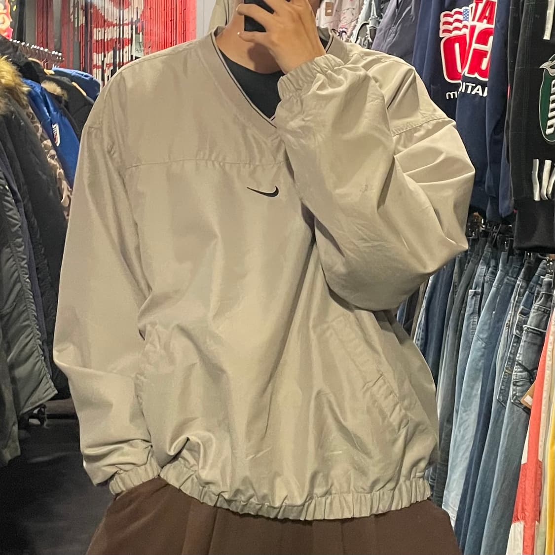 [IM] Nike 나이키 베이지 웜업 상품이미지1