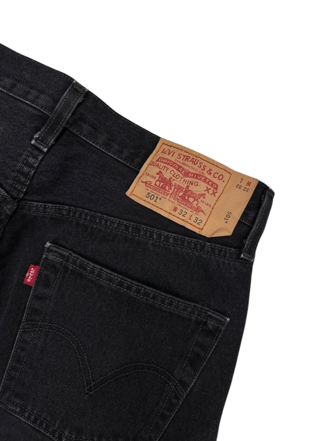 00s 리바이스 501 블랙 흑청데님 (32) 상품이미지7