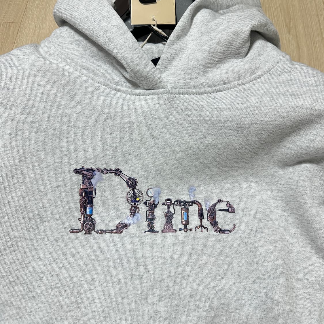 정가 21만원 새상품 XL 다임 dime 후드티 그레이 상품이미지3