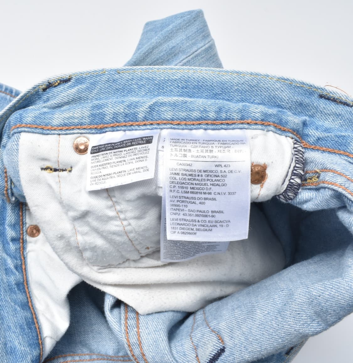 빈티지 리바이스 501 청바지 데님팬츠 굿페이드 30 N0782 상품이미지5