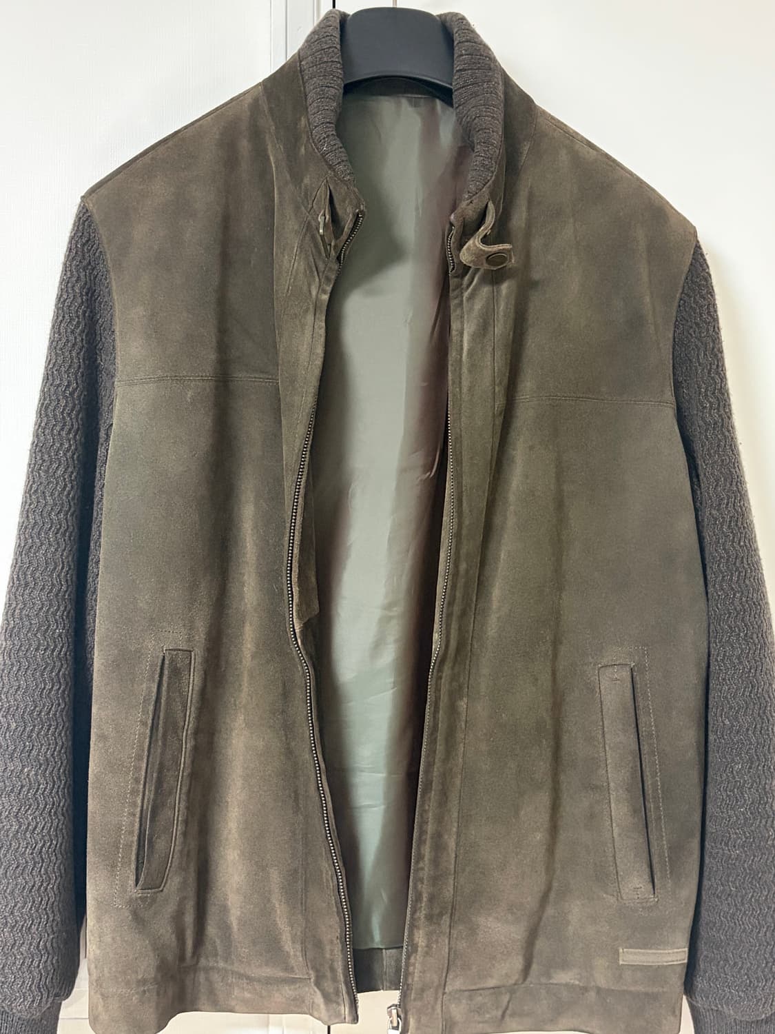 피에르가르뎅 스웨이드 봄버 자켓 m size 상품이미지1