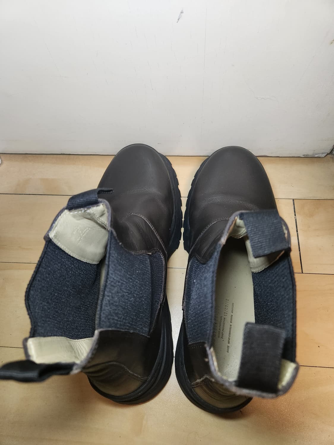 (265)아르켓 청키솔 레더 부츠 상품이미지3