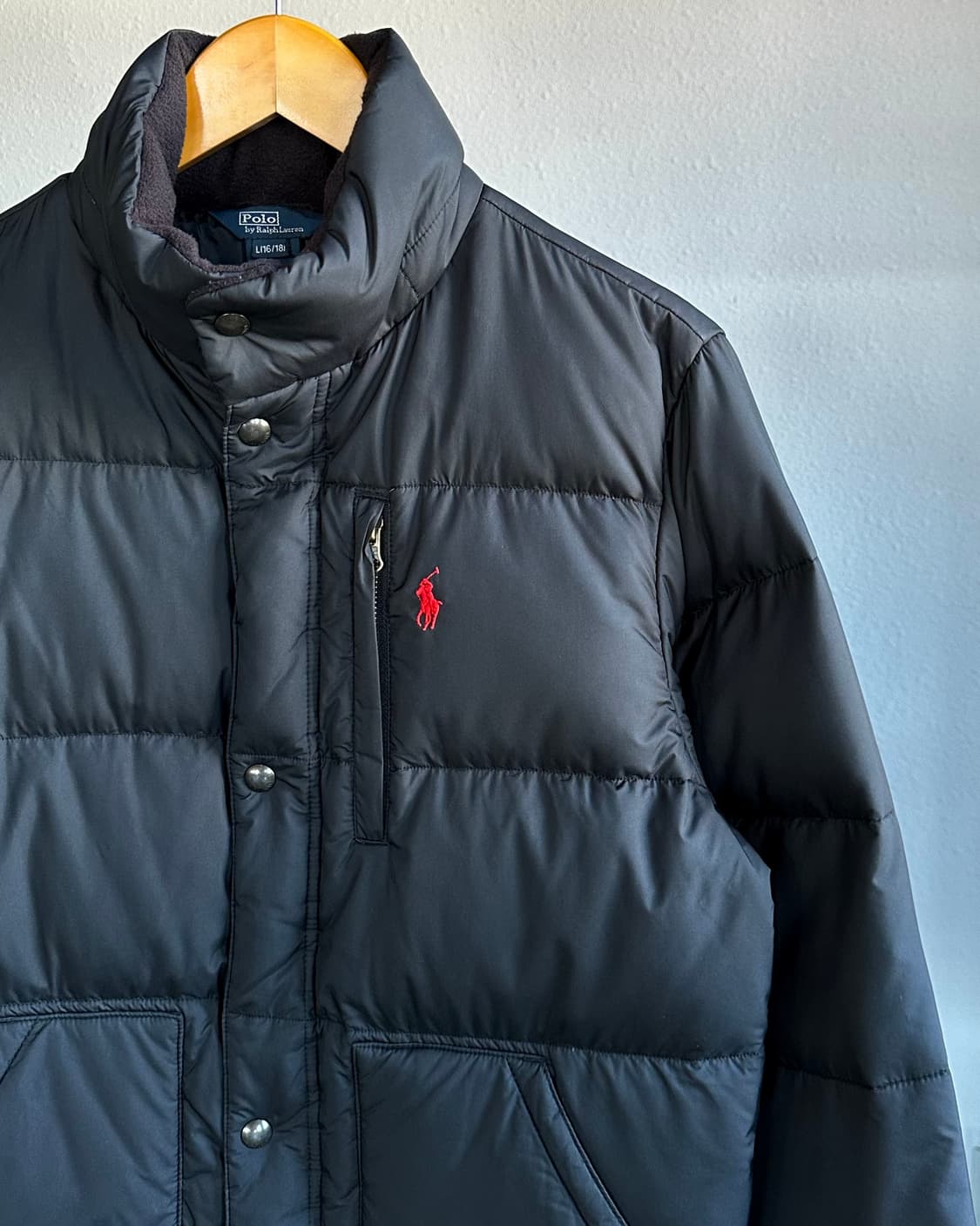 [L]폴로 랄프로렌 레드 포니 패딩 자켓 상품이미지3
