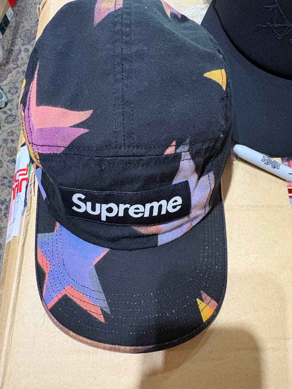 슈프림 곤즈 스타 캠프캡 블랙 - 21SS 상품이미지2