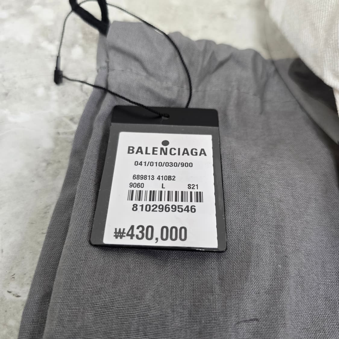 발렌시아가 부산 로고 볼캡 모자 L사이즈 판매 상품이미지2