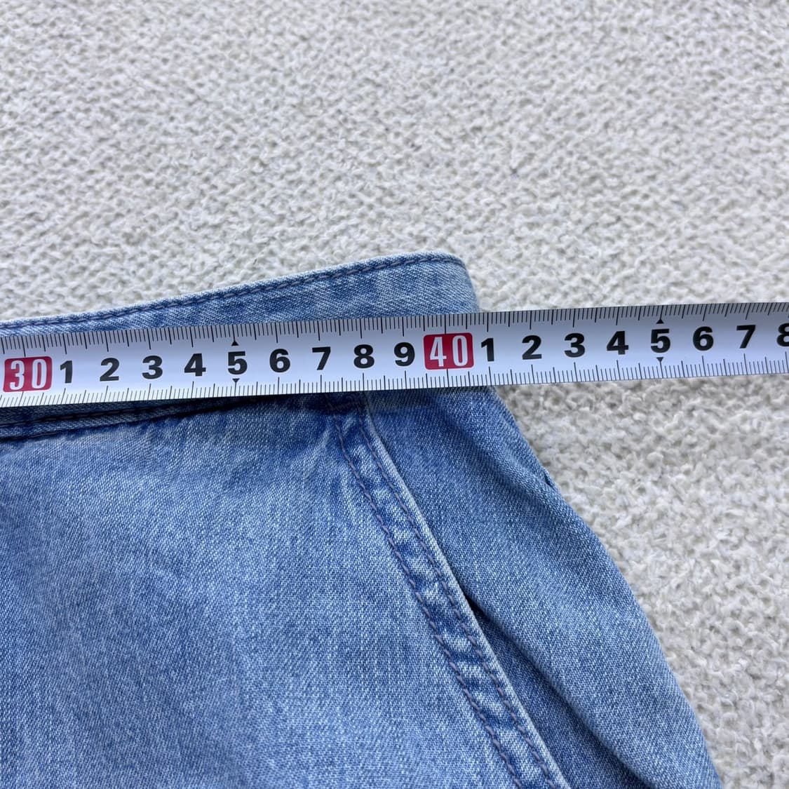 L 리 웨빙 벨트 린넨 데님 팬츠 0423E 상품이미지5