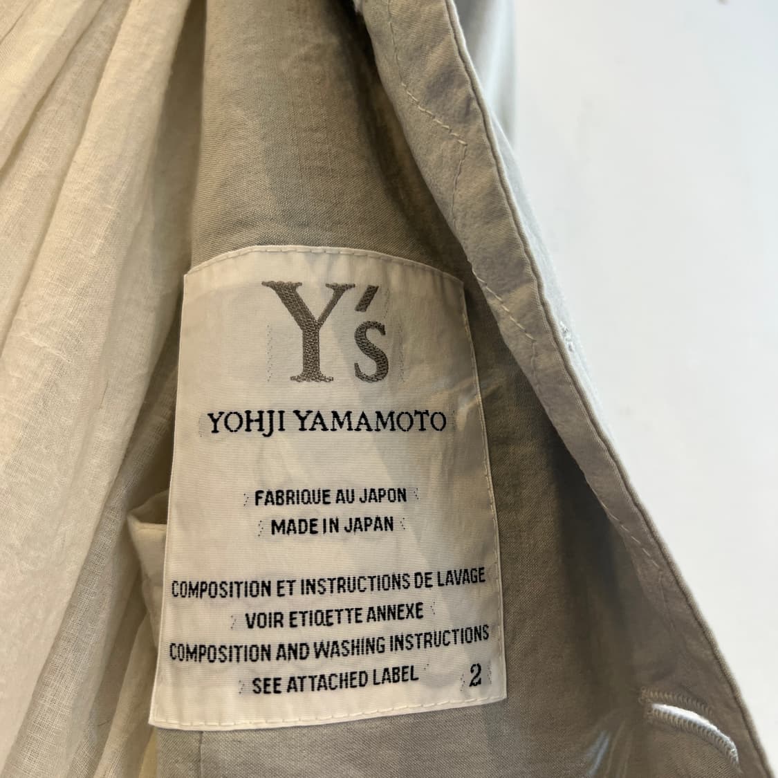 Y’s 베짱이 자켓 상품이미지7