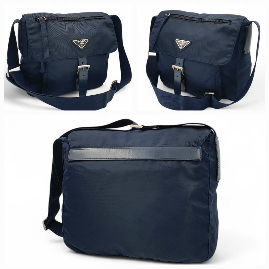 프라다 리나일론 네이비 메신저백 크로스백 숄더백 상품이미지2