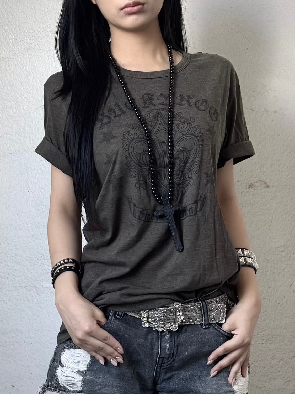 Buckaroo brown top 상품이미지1