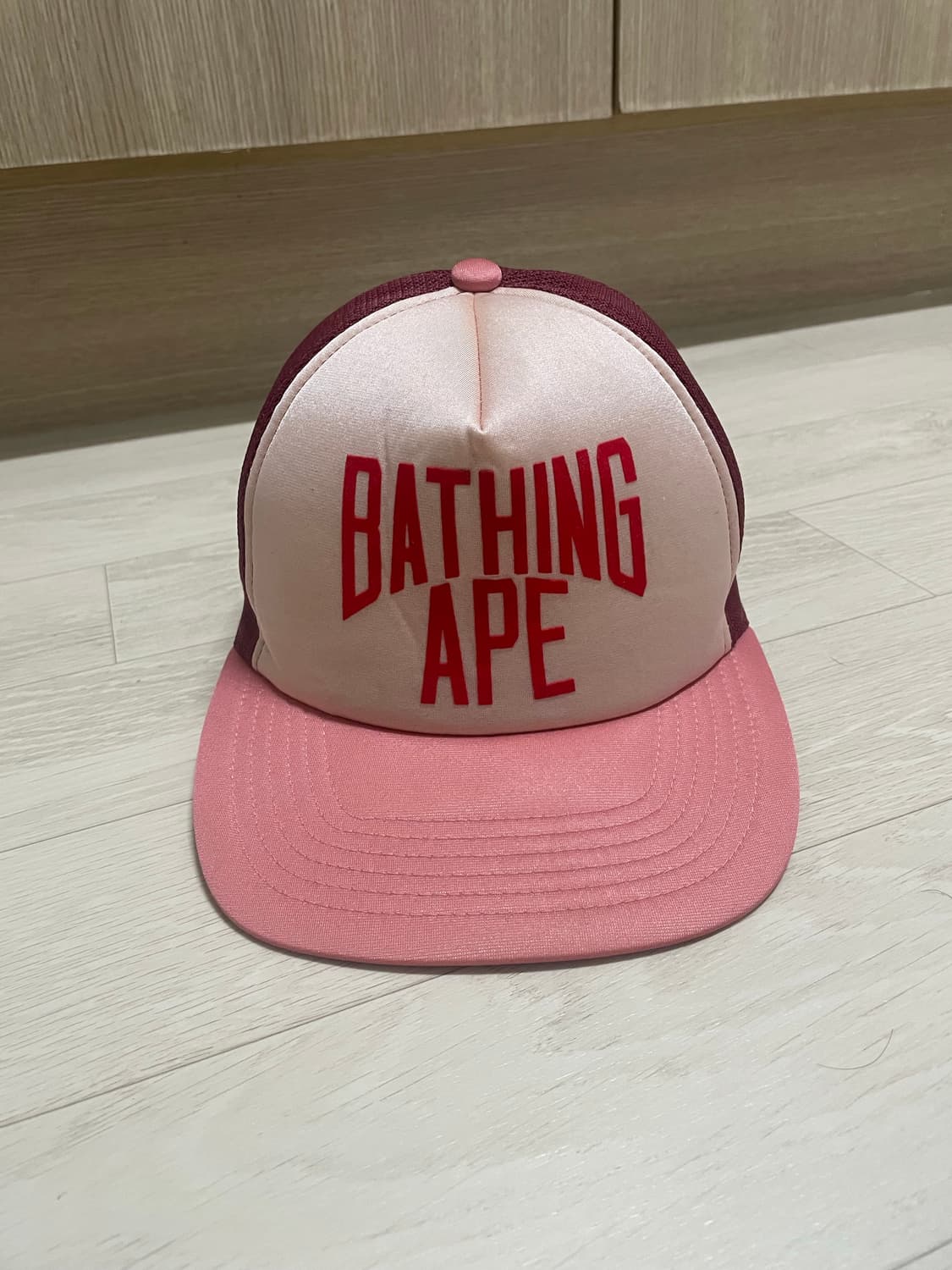 올드 베이프 뉴욕로고 메쉬캡 상품이미지1