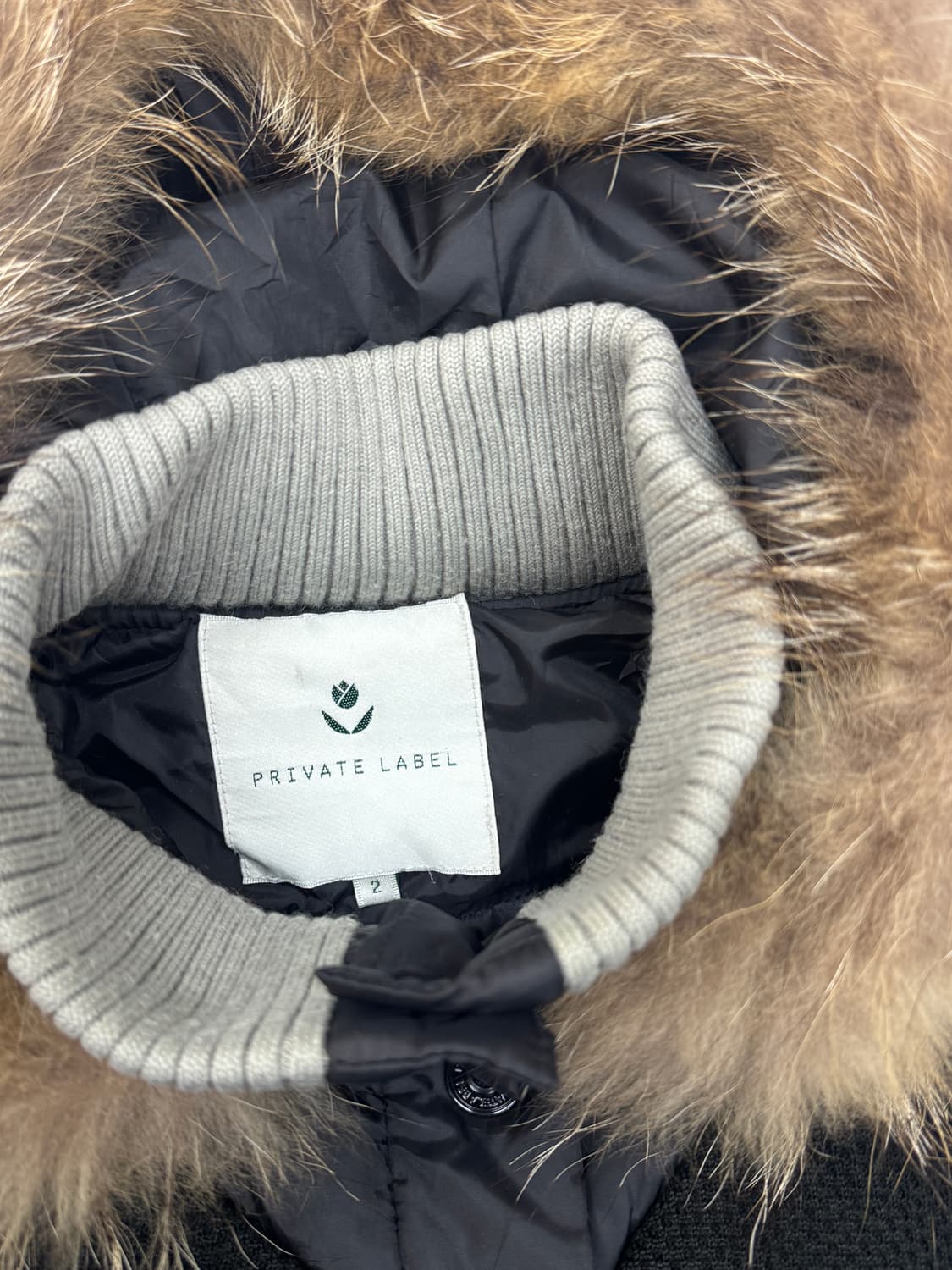 🖤하구미의 슬림 블랙 라쿤 패딩🖤그런지 보헤미안 나나깔 펑크 빈티지 상품이미지4