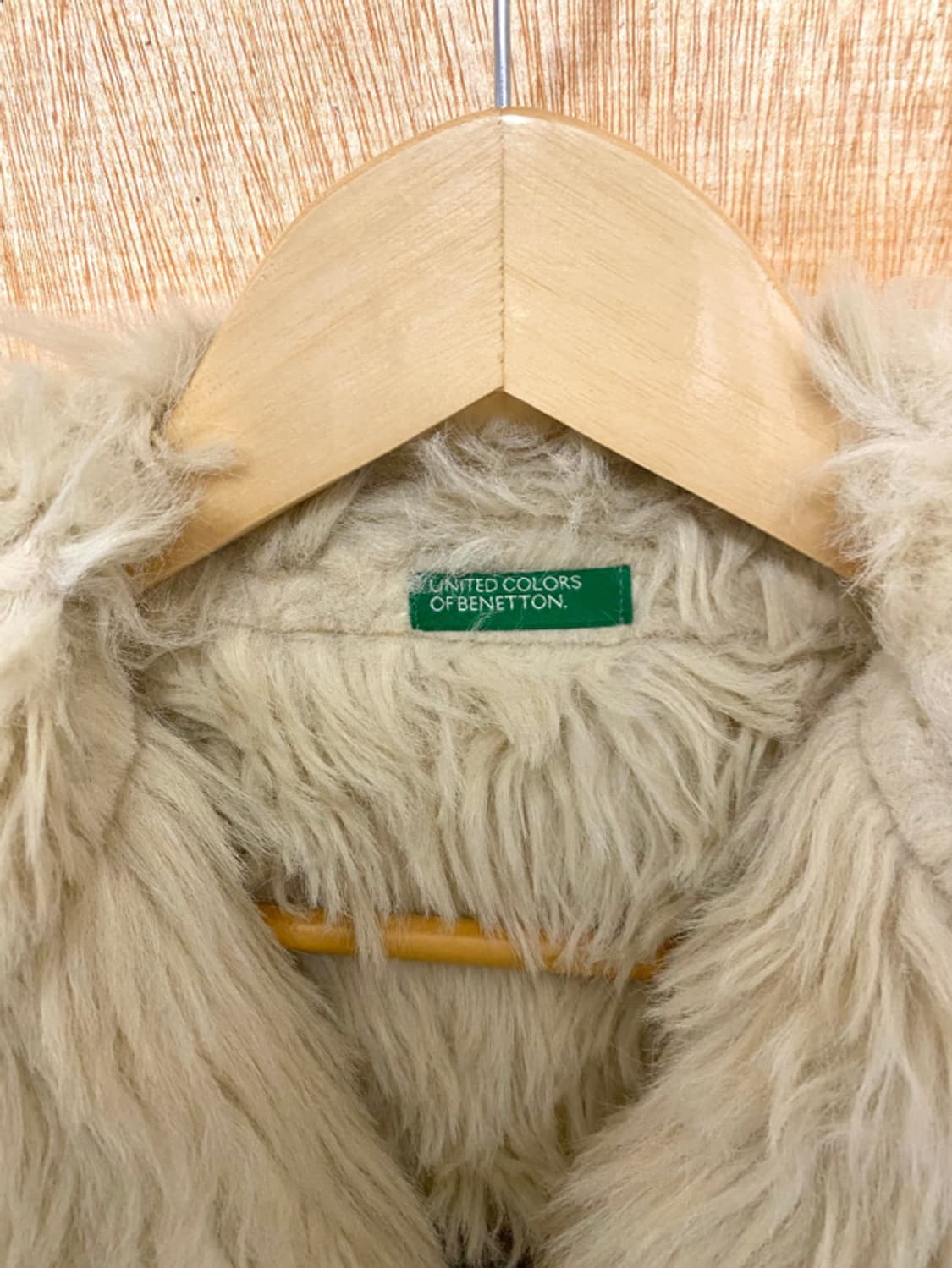 BENETTON suede fur coat 베네통 퍼 무스탕 코트 상품이미지8