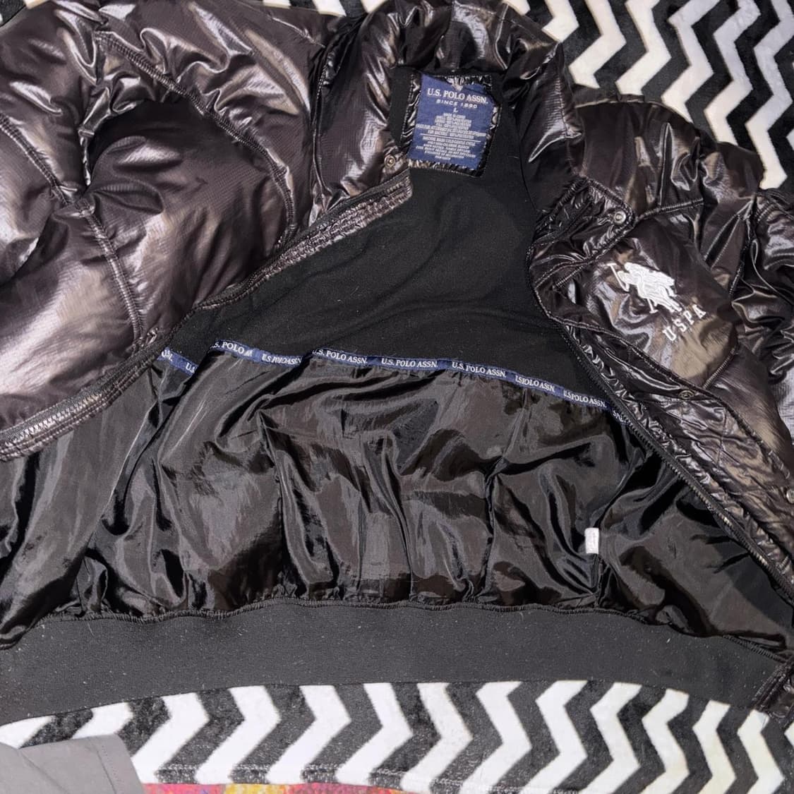 U.S. 폴로 아센 패딩 블랙 상품이미지5