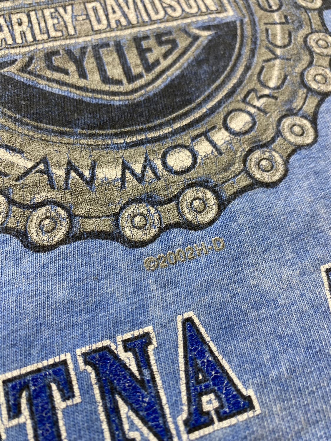 [XL] 2000'할리데이비슨 Made in USA 디스트레스드 반팔티 상품이미지7