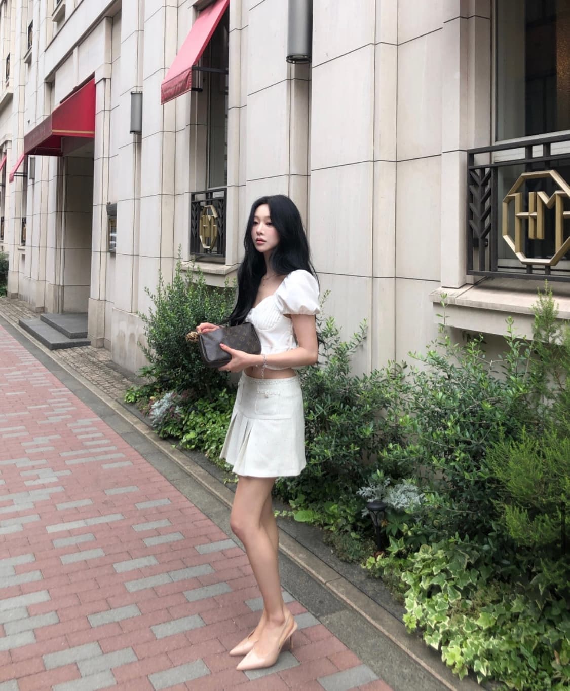 피브안 썸머 트위드 스커트 상품이미지1