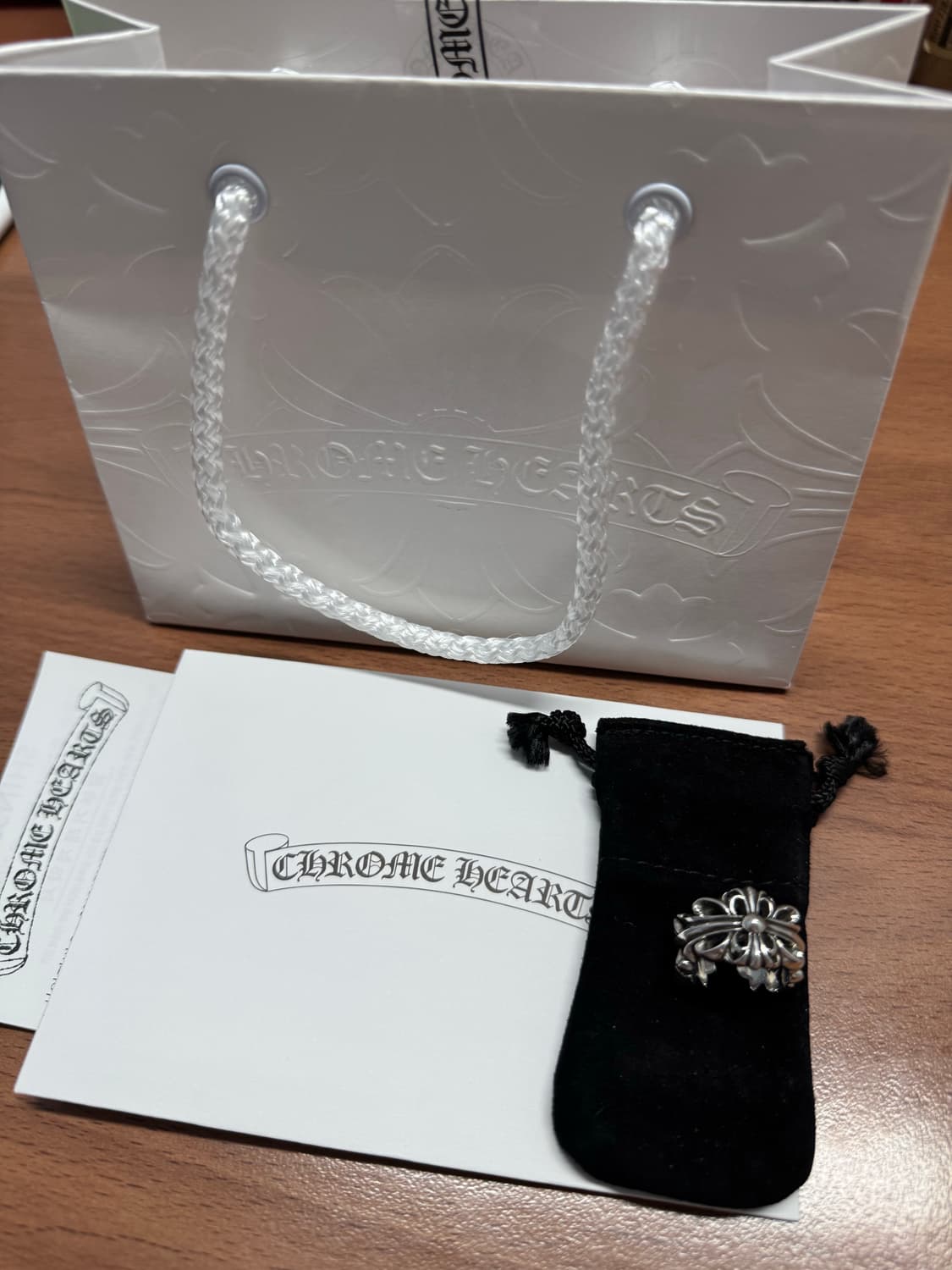 [us5.5]크롬하츠 더블플로랄링 상품이미지1