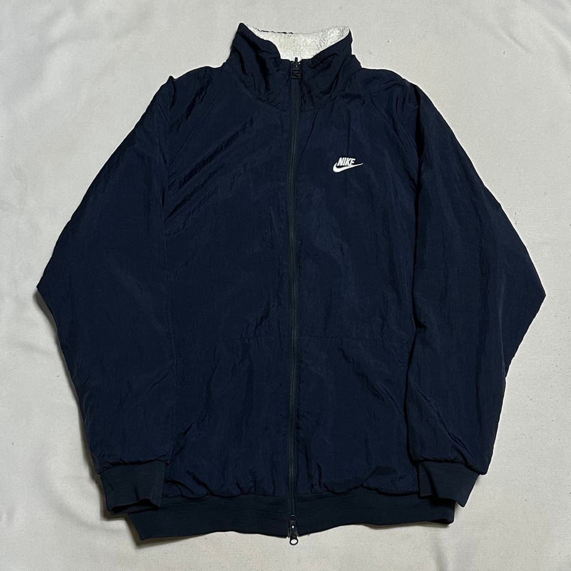 XL 나이키 빅스우시 리버시블 화이트 플리스 상품이미지4