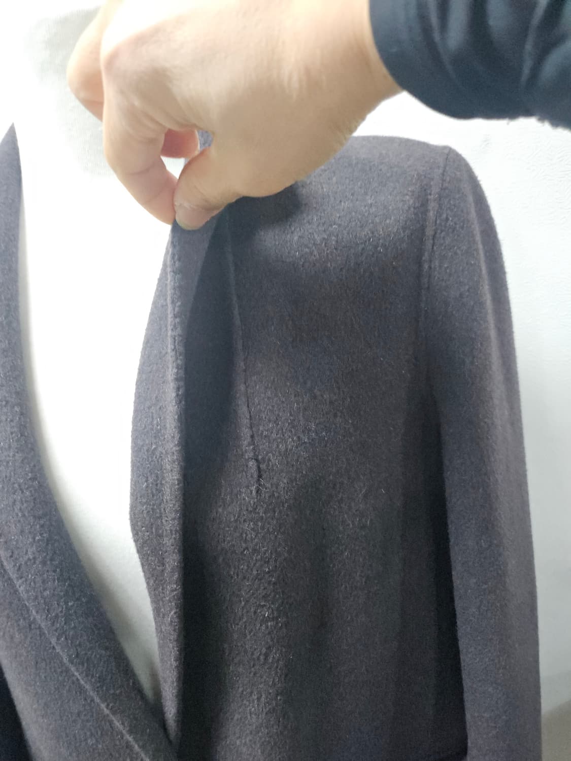 TIME 타임 모 캐시미어  롱 코트 M 상품이미지3