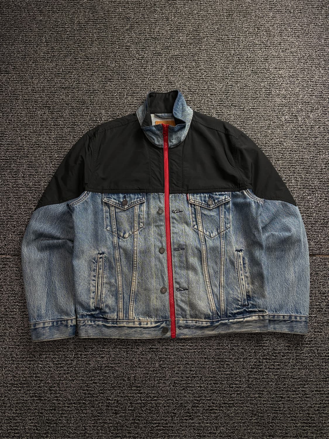 리바이스 빅E 프리미엄 모크넥 데님 나일론 자켓 1665 상품이미지2
