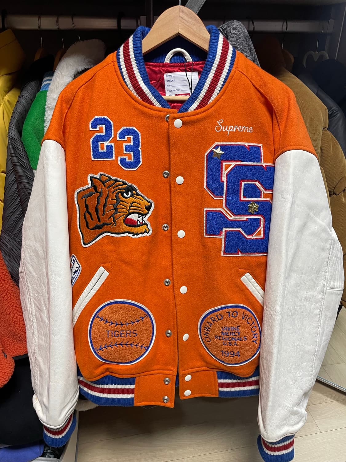 슈프림 타이거 바시티 (L) 상품이미지1