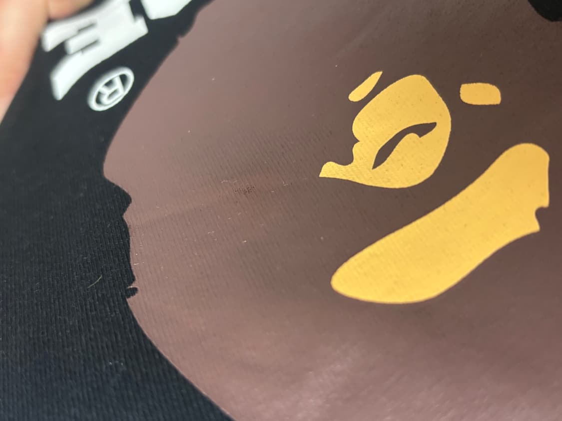 베이프 롱슬리브 티셔츠 M 블랙(W) 상품이미지3