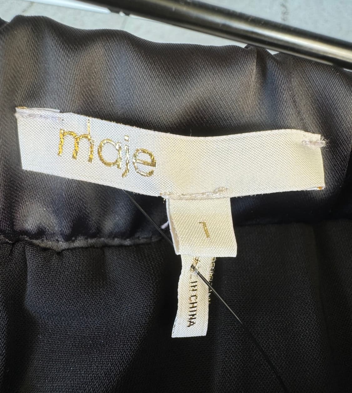 새상품 maje 블랙 미니 포켓스커트1(44사이즈) 상품이미지3