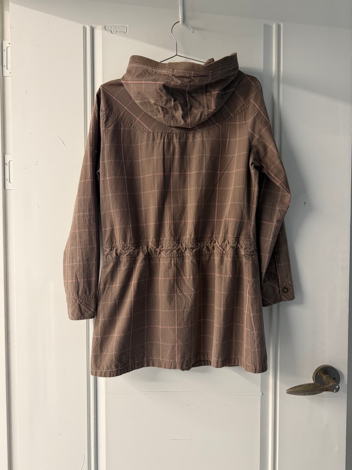 일본빈티지 모리 체크 브라운 야상 자켓 상품이미지10