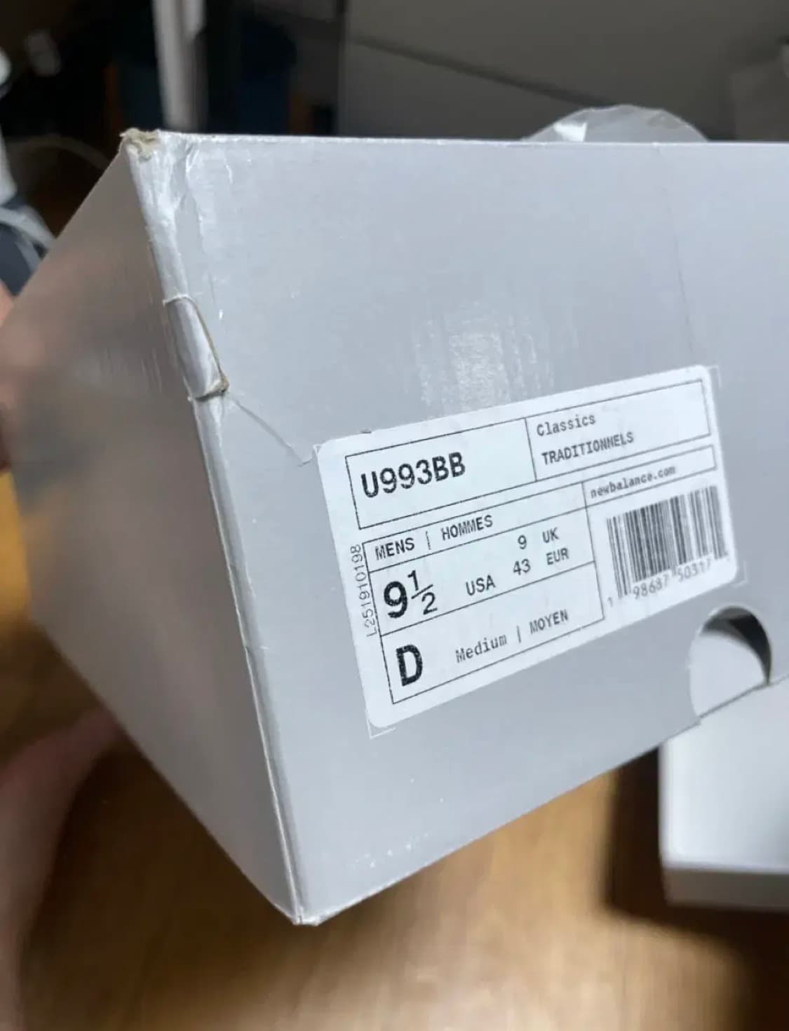 뉴발란스 u993bb 발틱 씨 블랙 275 상품이미지6