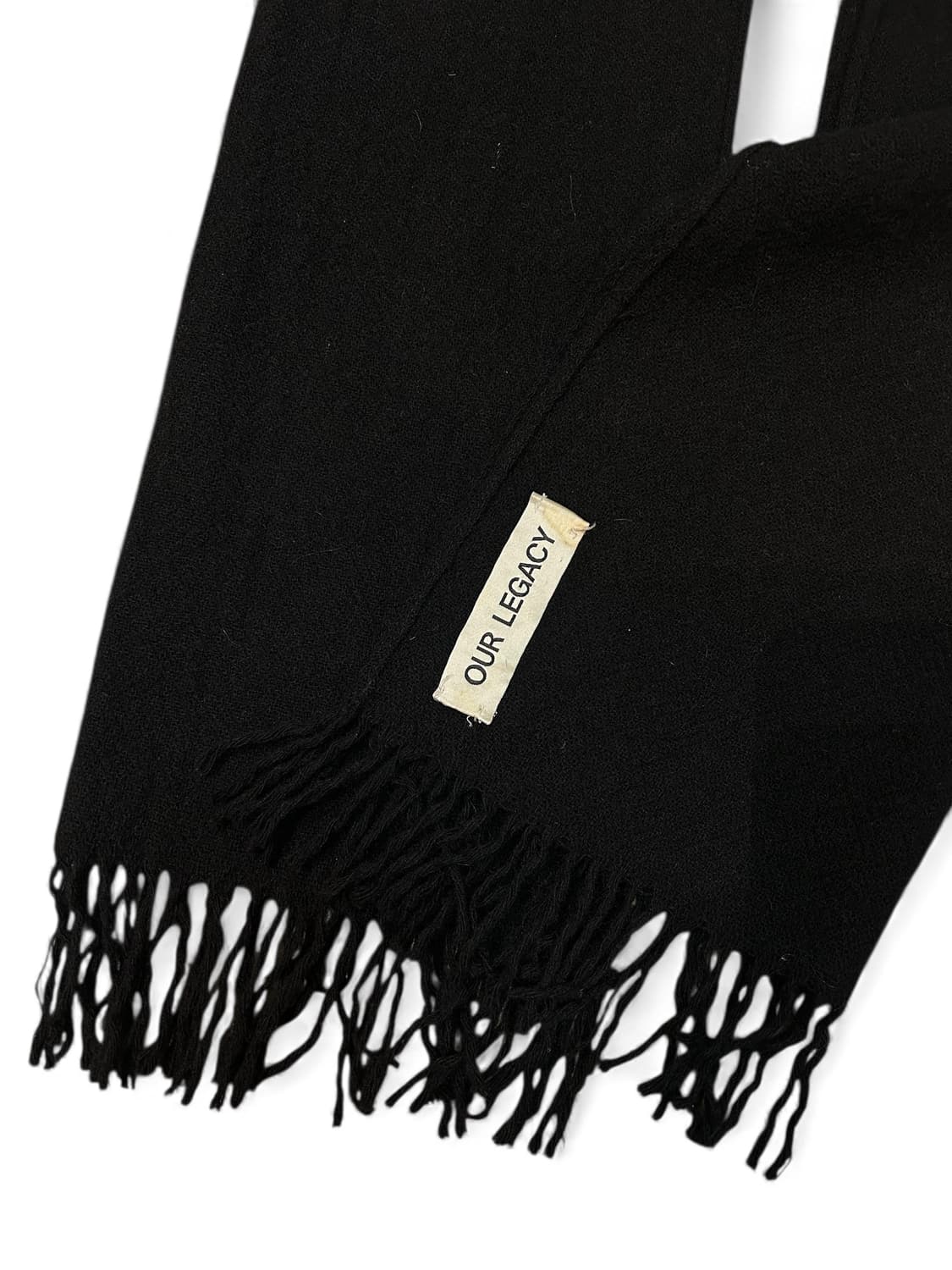 OUE LEGACY Black Fringe Scarf 상품이미지3