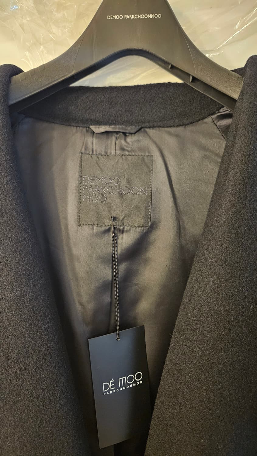 데무(DE MOO) 블랙 여성 코트 새 상품  F 상품이미지4