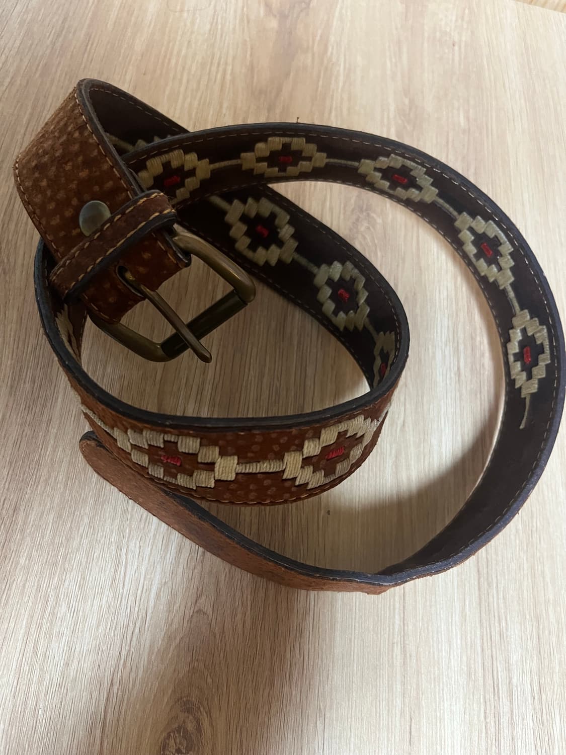 빈티지 리얼 가죽 웨스턴벨트 상품이미지2