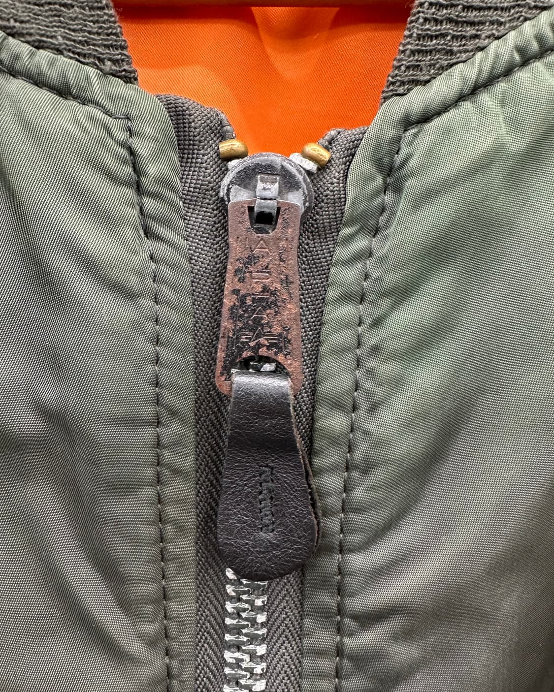 (XL)90'S ALPHA M-65 항공자켓-M1986 상품이미지6