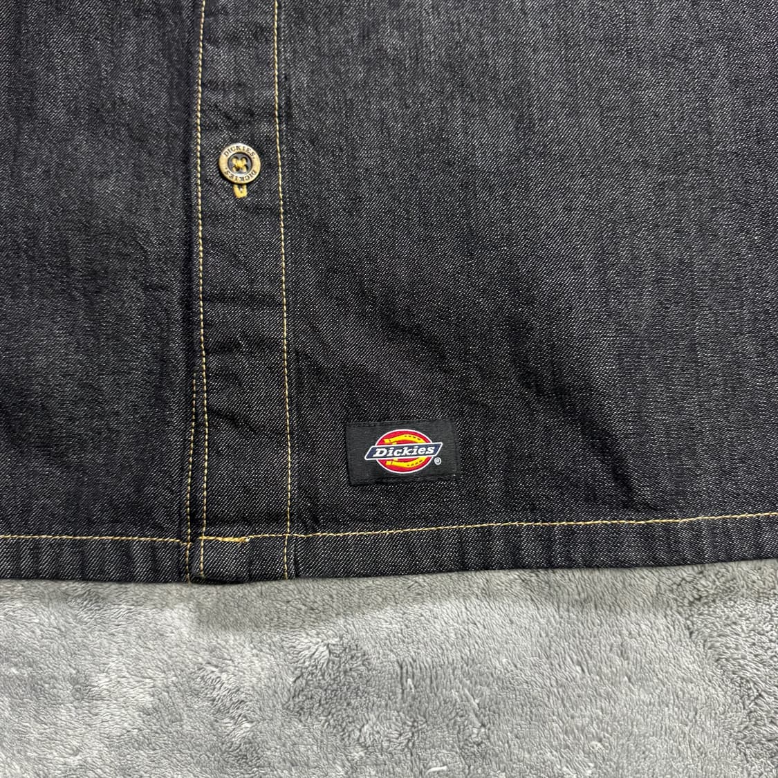 디키즈 데님 웨스턴 반팔 셔츠 상품이미지3