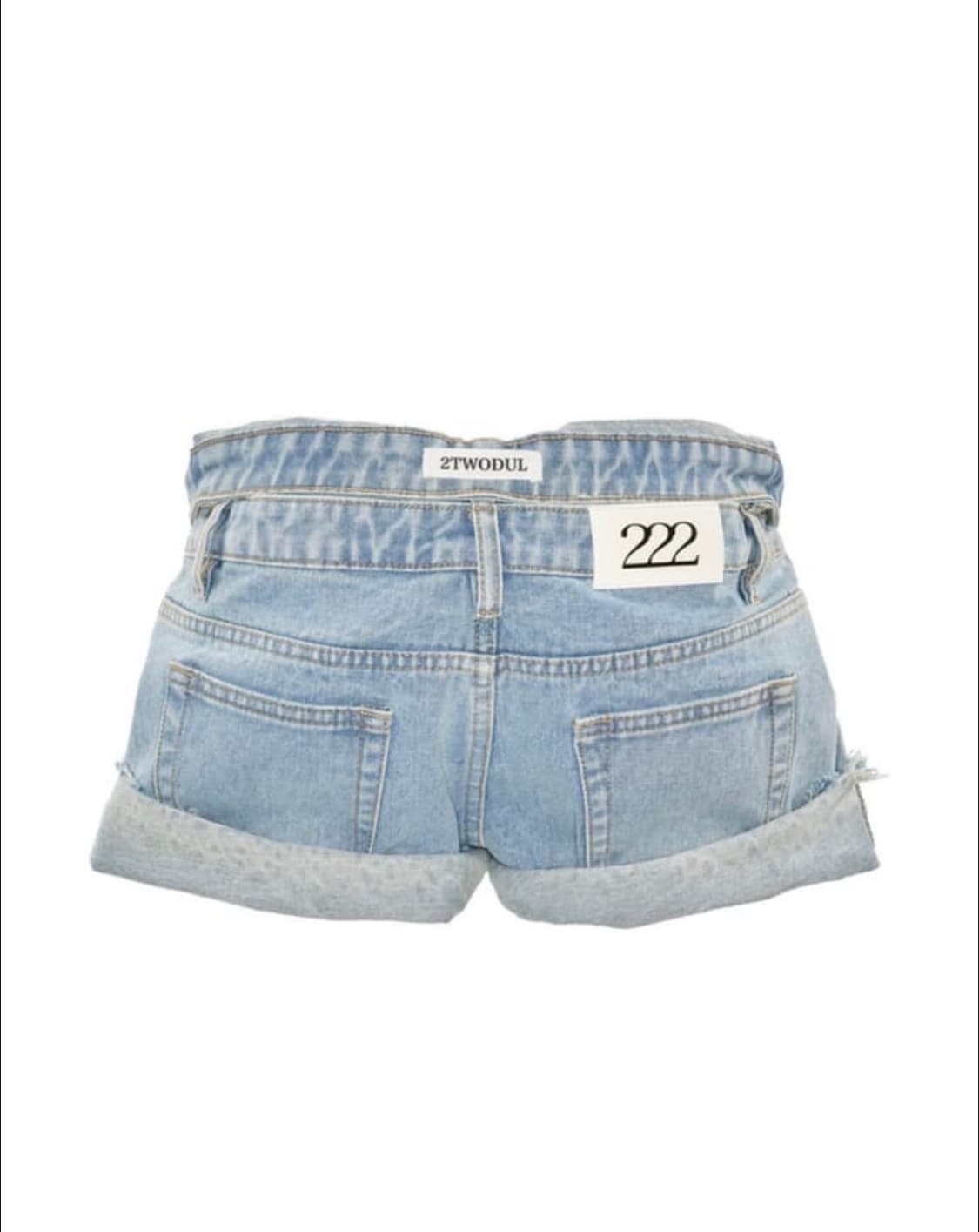 2twodul 데님 반바지 003 S사이즈 상품이미지3