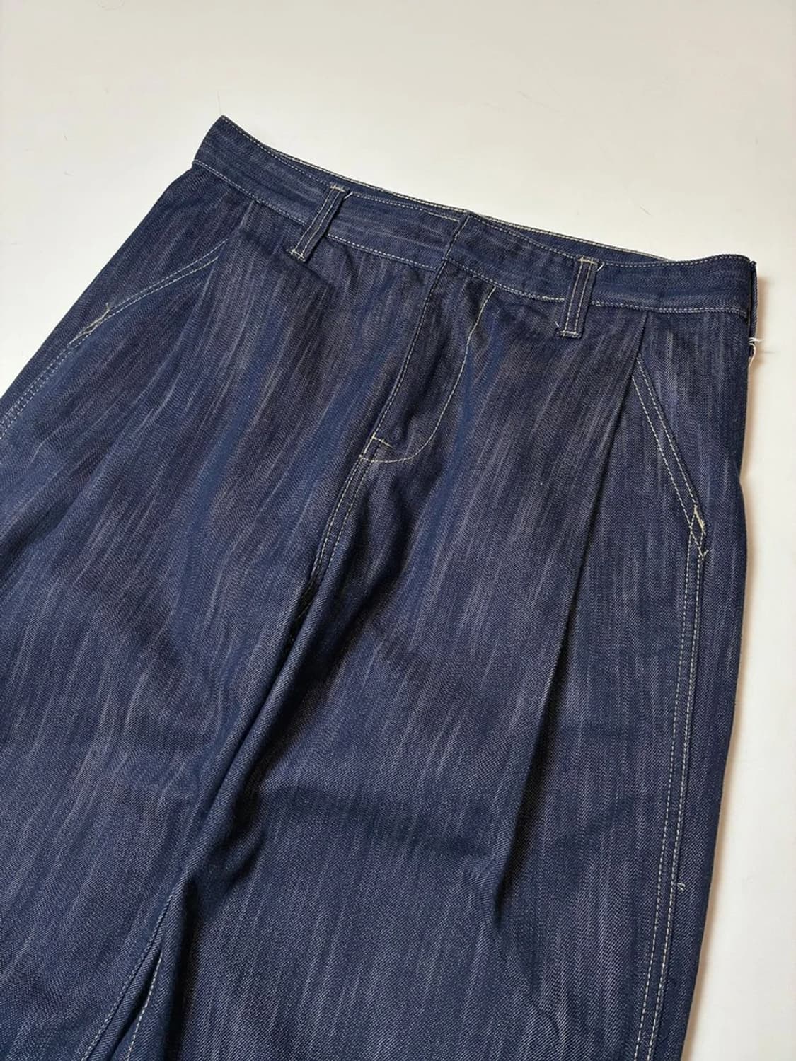 플랙 23SS 핀턱 워시드 데님 팬츠 PN9345 상품이미지2