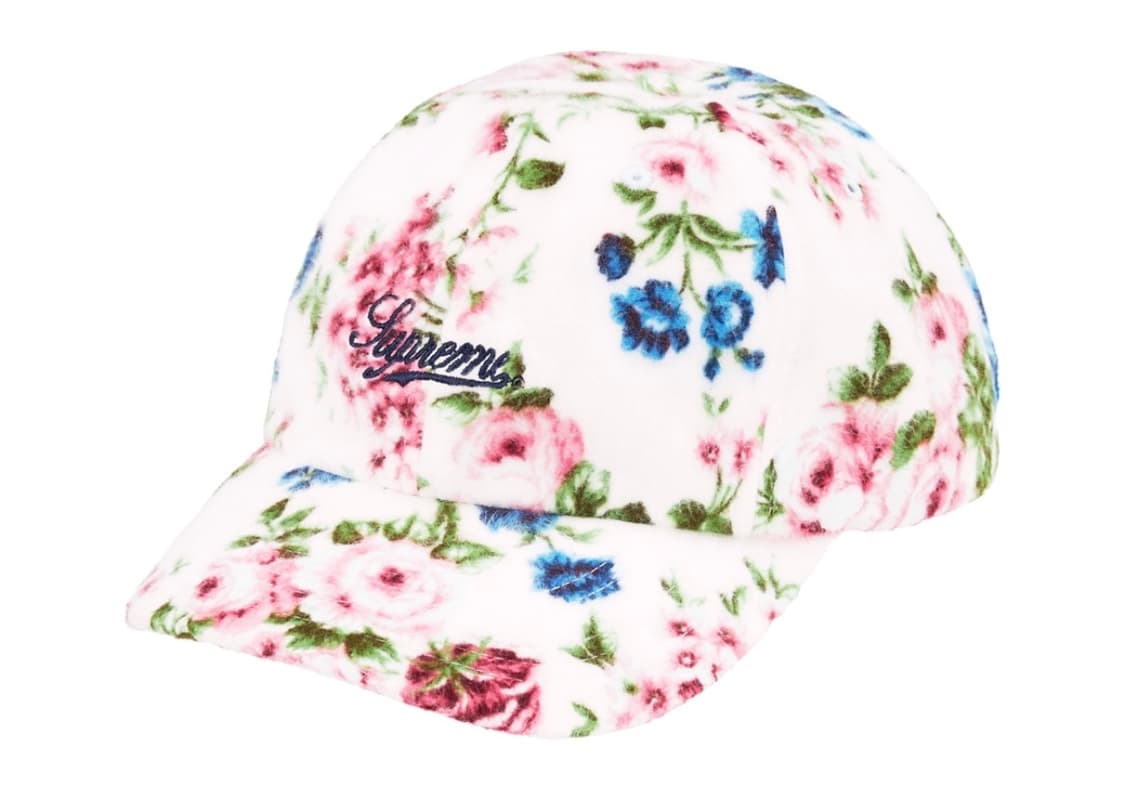 (새상품) Supreme 슈프림 플로럴 플란넬 볼캡 화이트 26SS 상품이미지1