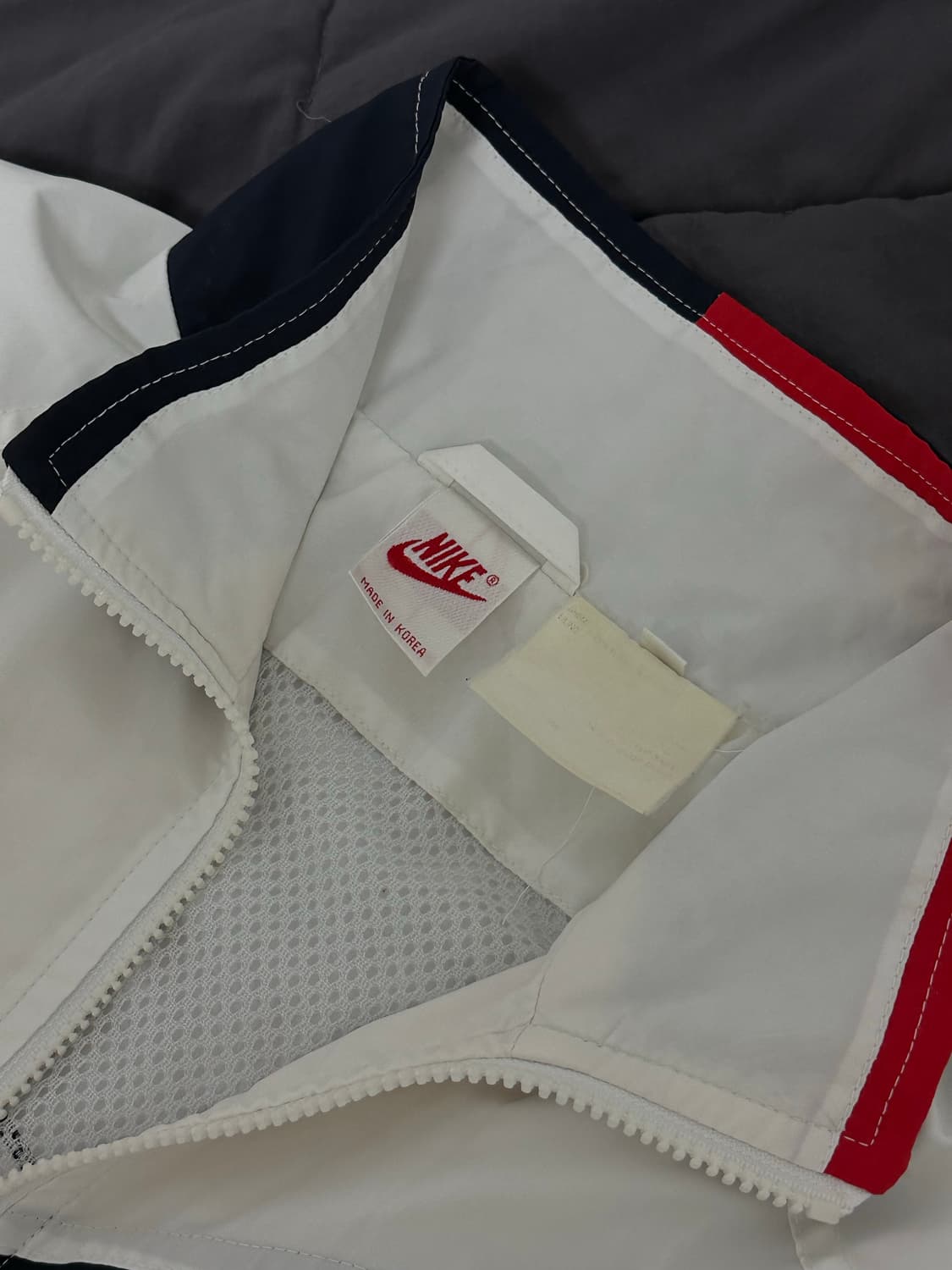 90s 올드 스쿨 나이키 배색 바람막이 윈드 브레이커 라지  상품이미지3