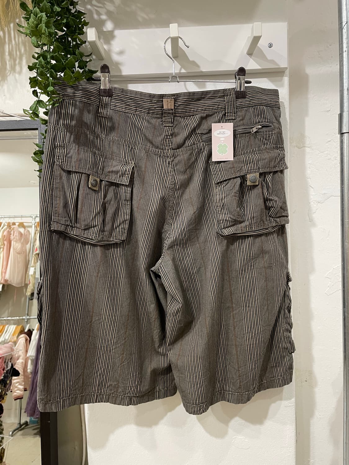 🇺🇸USA vintage stripe bermuda pants 상품이미지10