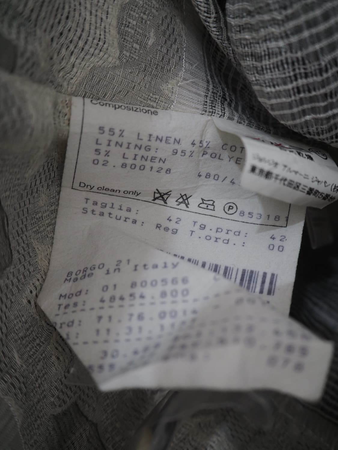 GIORGIO ARMANI jacket  상품이미지8