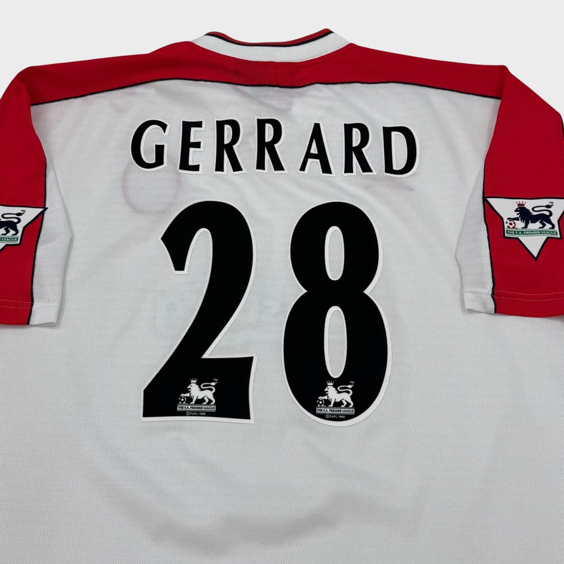 98-99 리버풀 어웨이 No.28 스티븐 제라드 상품이미지7