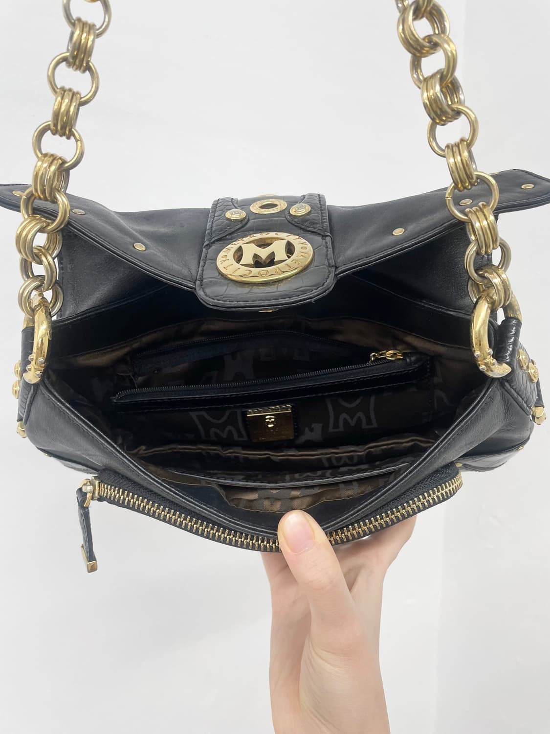 메트로시티 갸루 금장 로고 체인백✨ 상품이미지6