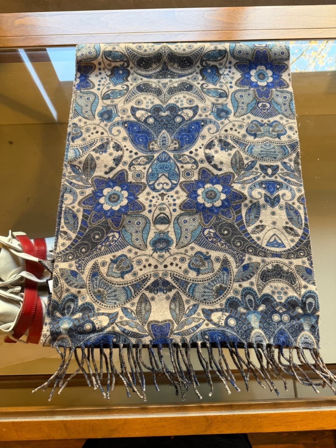 이태리 VTG 캐시미어 울 머플러 상품이미지1