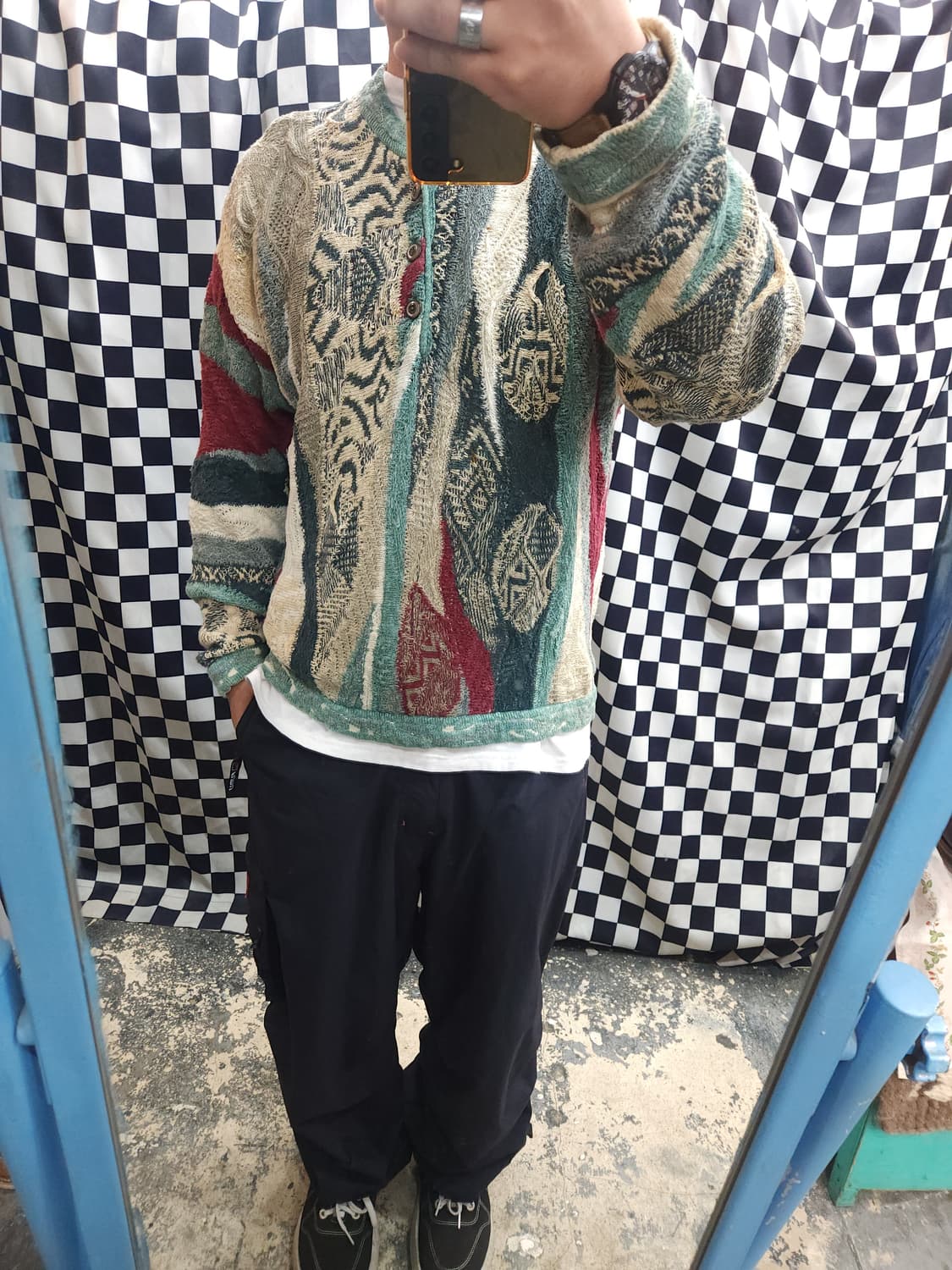 쿠지 클래식 버튼 풀집업 케이블니트
​
Coogi 상품이미지9