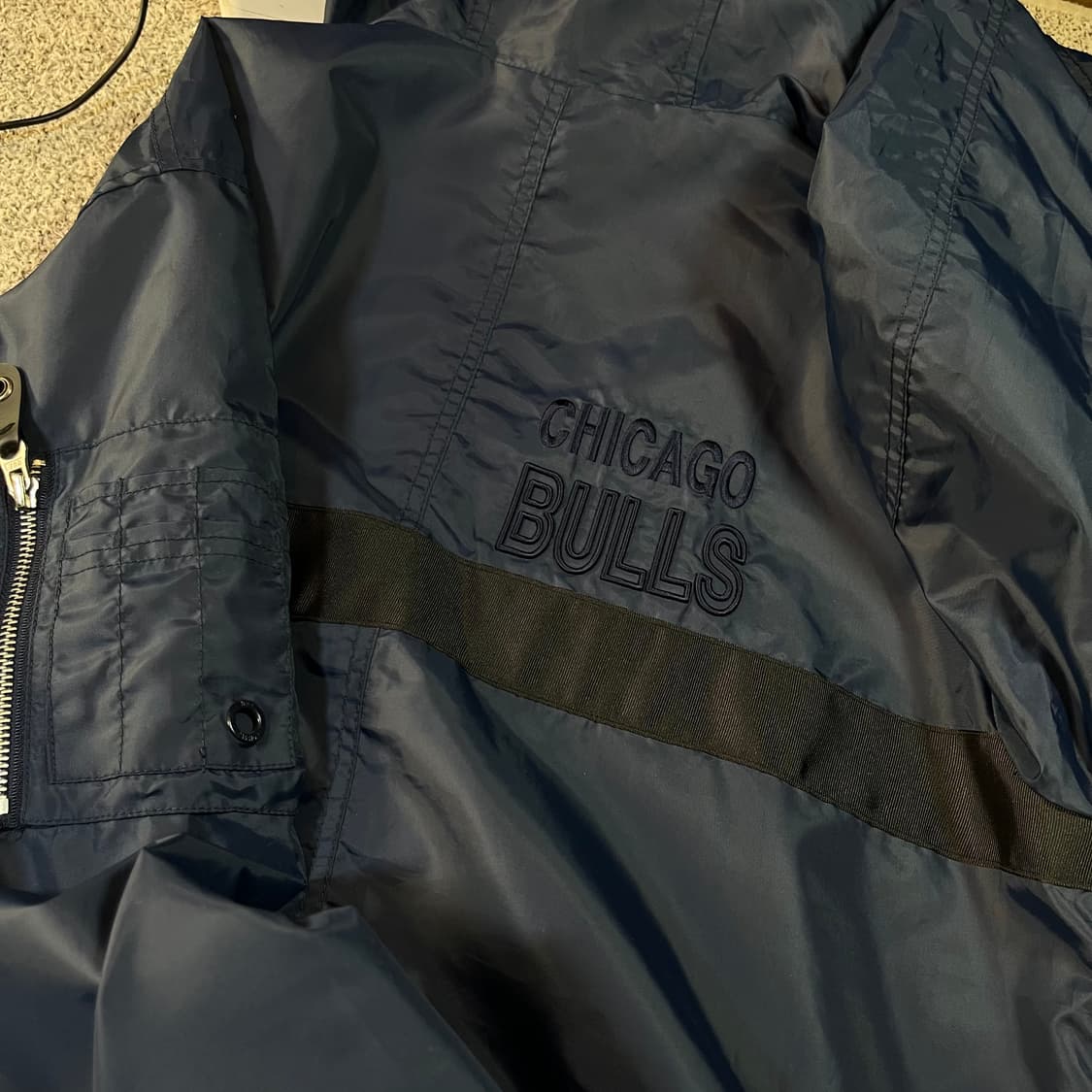 NBA 시카고불스 후디 항공 점퍼 상품이미지4