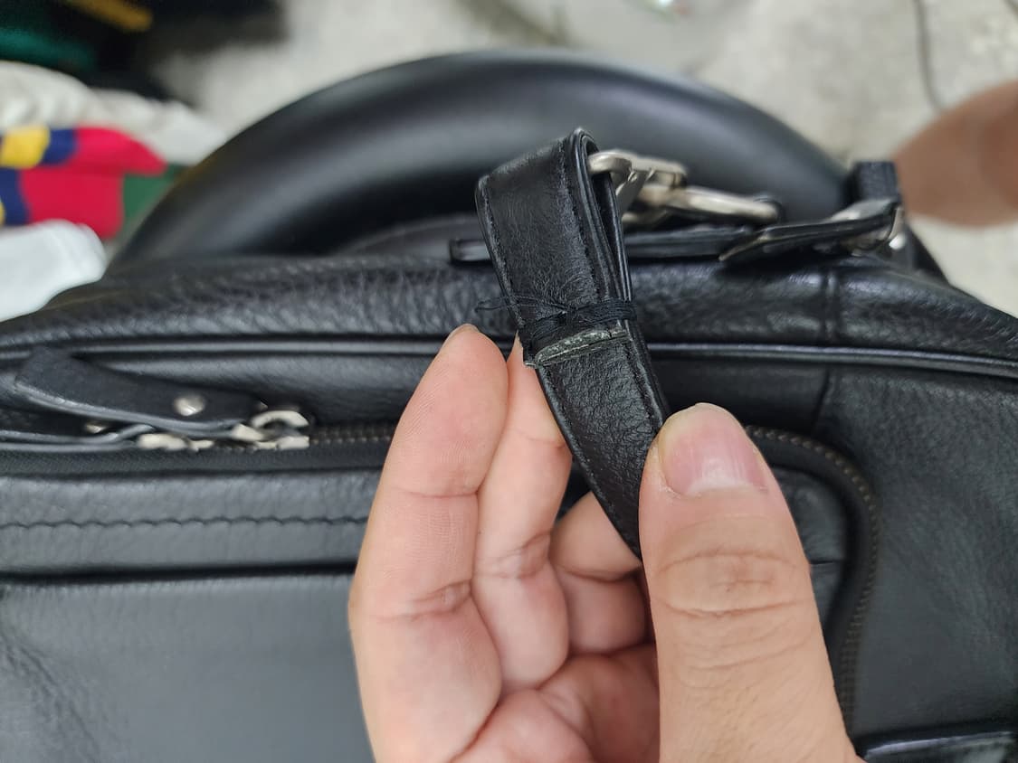 지아니 발렌티노 리얼레더 빈티지 브리프케이스  상품이미지8