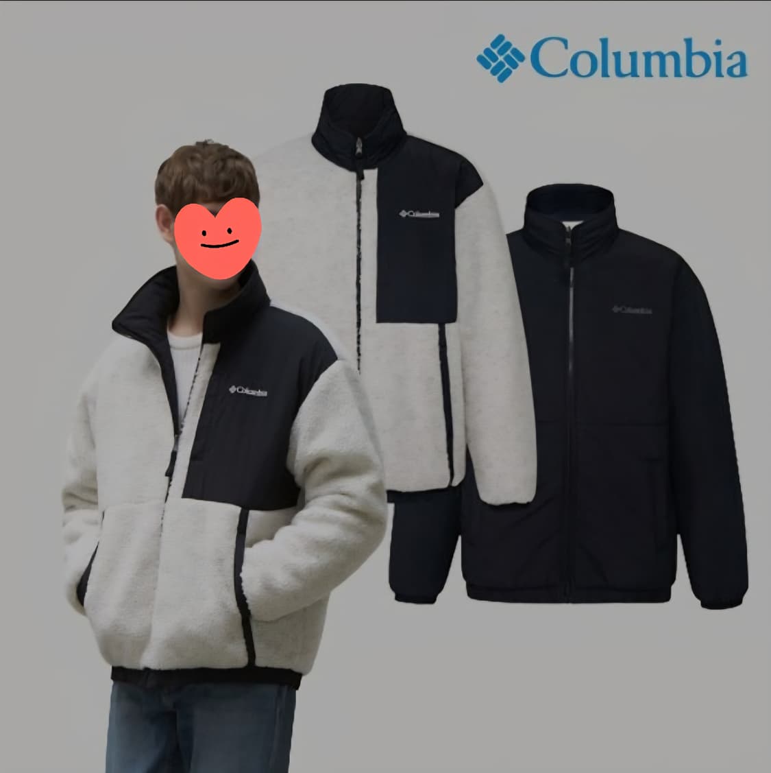 컬럼비아 리버시블 보아 숏 푸퍼 M _ 공용, 남성 상품이미지1