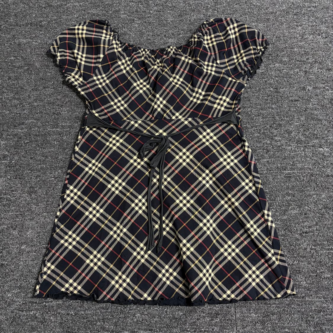 버버리 블루라벨 노바체크 리본 블라우스 상품이미지7